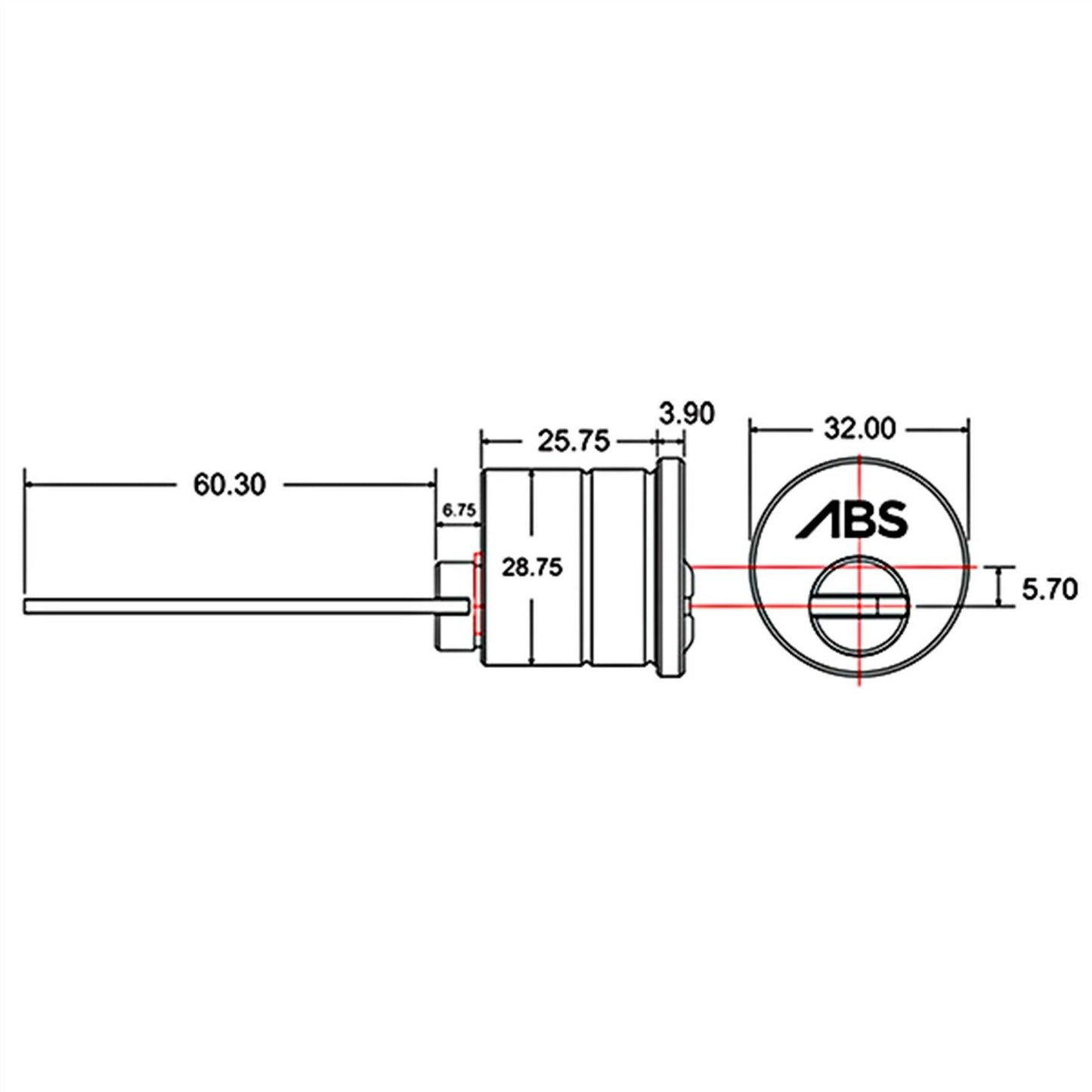 ABS High Security Rim Cylinder Door Lock Anti Pick Anti Rake by Avocet