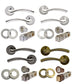 JIGTECH Quick Fit System SOLAR Lever on Rose Door Handles 4 Finishes Available