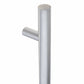 Pair Of Satin Stainless Steel Straight T Bar Guardsman Pull Handles 600 x 25mm