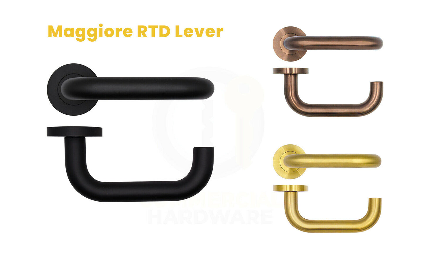 Rosso Technica - Lever on rose Door Handles, Escutcheons and Turn & Release