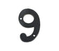 Black Antique Numbers Heavy Cast Iron Door & House Numerals / Numbers 102mm