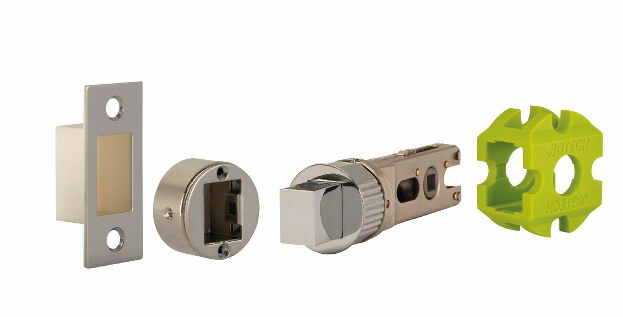 Jigtech - Smart and Rectangular Bathroom Bolt 57mm Door Handle Fitting System