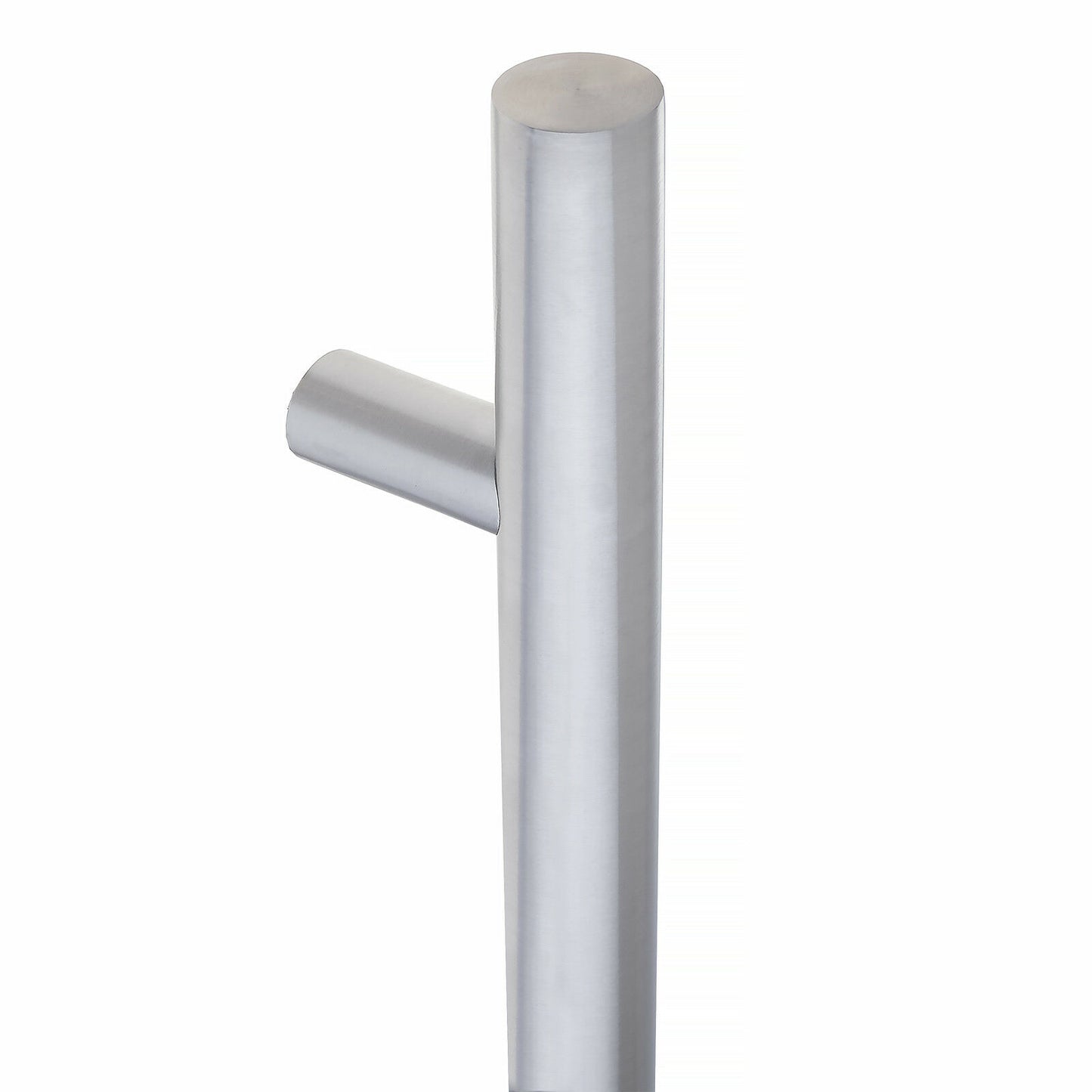 Pair Of Satin Stainless Steel Straight T Bar Guardsman Pull Handles 600 x 19mm