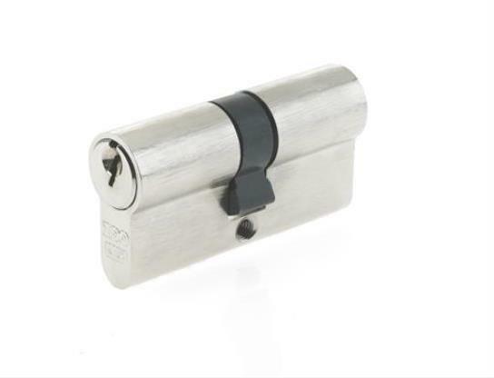 Satin Chrome Upvc Door Lock 60mm 30/30 Euro Profile Double Anti Drill Cylinder