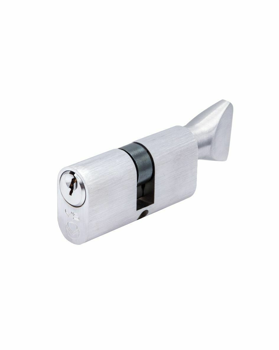 Keyed Alike Anti Drill-Pick Oval Profile Thumb Turn Door Security Cylinder Lock