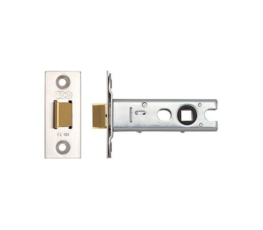 Satin Stainless Steel Arched Door Handle Tubular Latch Pack For 45mm Think Door