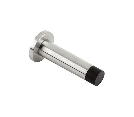 ZAS07 - 70mm Satin Stainless Steel Heavy Duty Solid Projection on Rose Door Stop