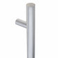 Pair Of Satin Stainless Steel Straight T Bar Guardsman Pull Handles 425 x 19mm