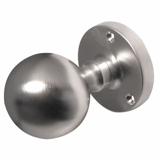 Ball Shape Mortice Door Knob - Various Finishes - JV48