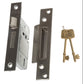 Mortice Door Sash Lock 5 Lever 64mm 2.5" or 76mm 3" Satin Stainless Steel Finish