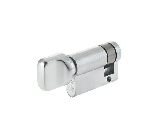 45mm Euro Profile Door Cylinder Barrel Thumb Turn Only *Anti Drill & Pick *