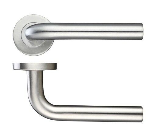 Straight Bar Lever on rose Internal door handles sets of 1-20 Stainless Steel