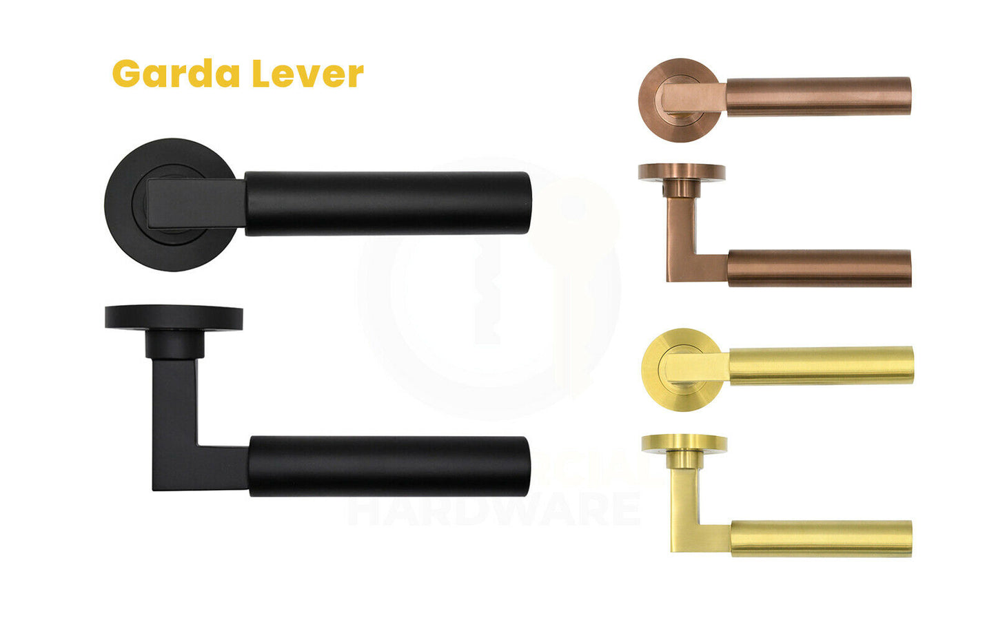 Rosso Technica - Lever on rose Door Handles, Escutcheons and Turn & Release