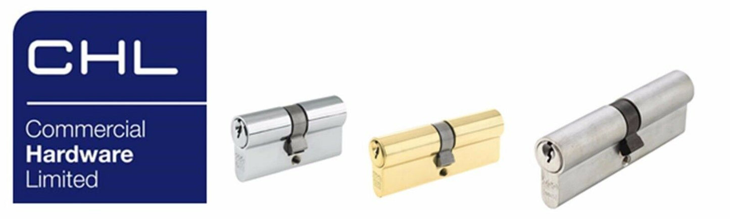 Upvc Door Lock 90mm 45/45 Euro Profile Anti Drill Cylinder Free Fast Delivery