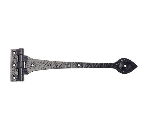 Foxcote Foundries FF16- Black Antique Cast Iron T Door Hinge 15"