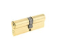 Black Euro Profile Anti Drill uPVC Door Double Cylinder Lock Barrel Keyed Alike