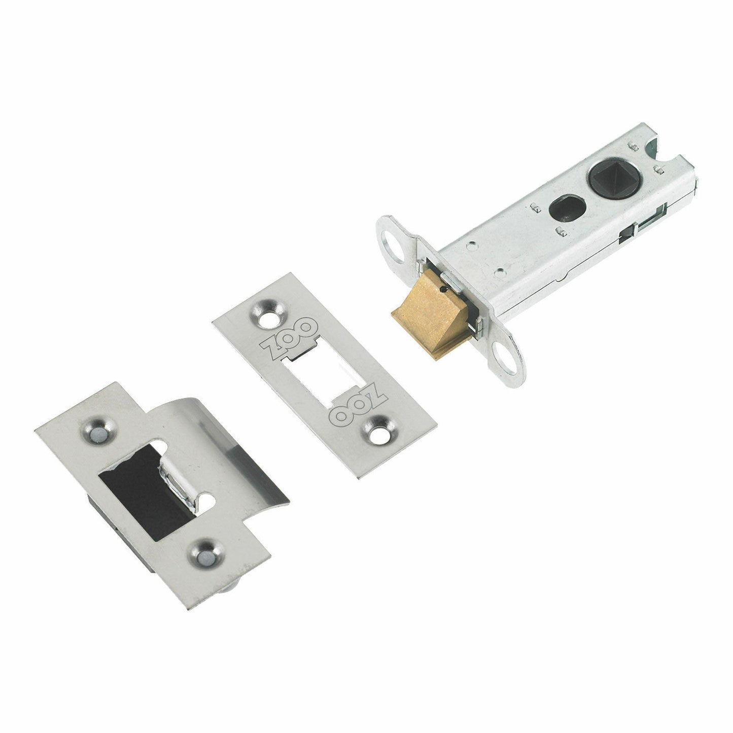 Architectural 45° Tubular Mortice Door Latch Satin Stainless Steel Various Sizes