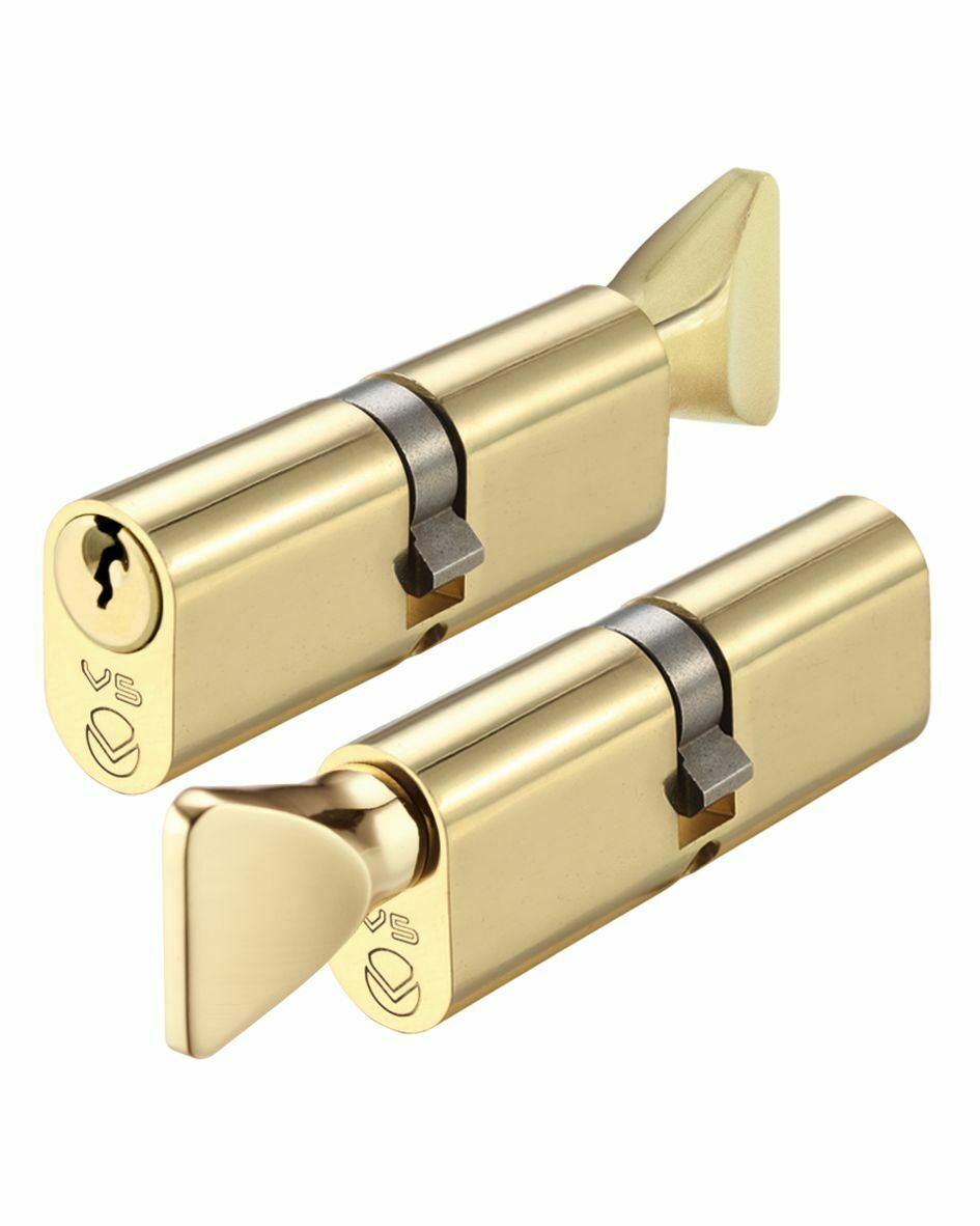 Keyed Alike Anti Drill-Pick Oval Profile Thumb Turn Door Security Cylinder Lock