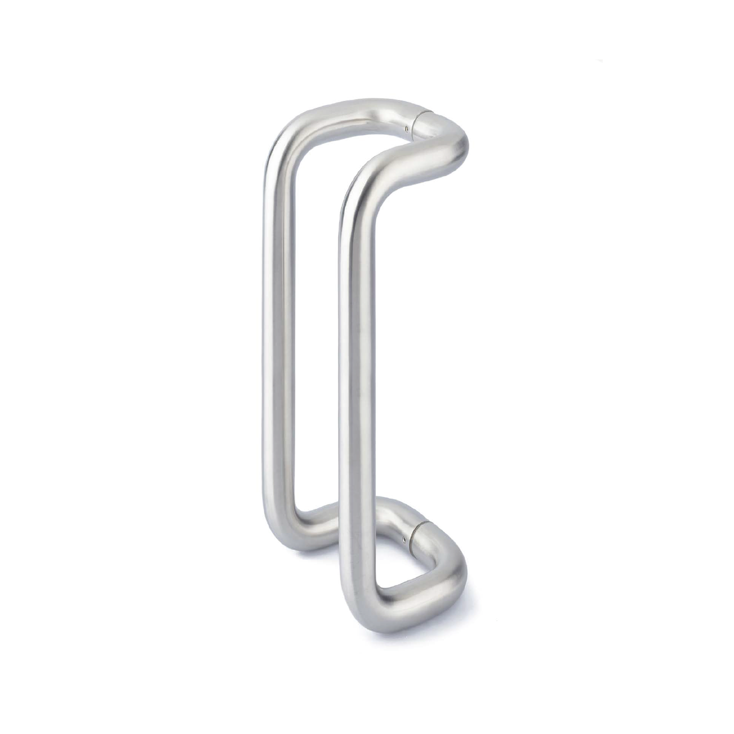 Satin Stainless Steel Cranked Back to Back Door Pull Handles (Pair) 600mm x 32mm
