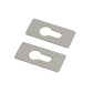 Axim LK-092-SVR Aluminium Self Adhesive Euro Profile Escutcheon Plates