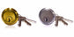 ERA Replacement Nightlatch Rim Cylinder For Timber Doors - Brass or Nickel