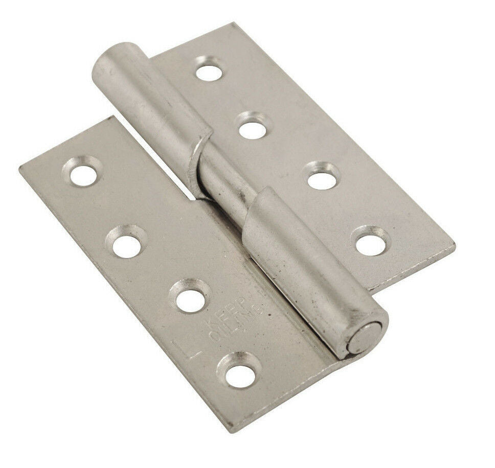 Steel Rising Butt Hinges Brass or Bright Zinc 3 Inch 4 Inch Left or Right Pairs