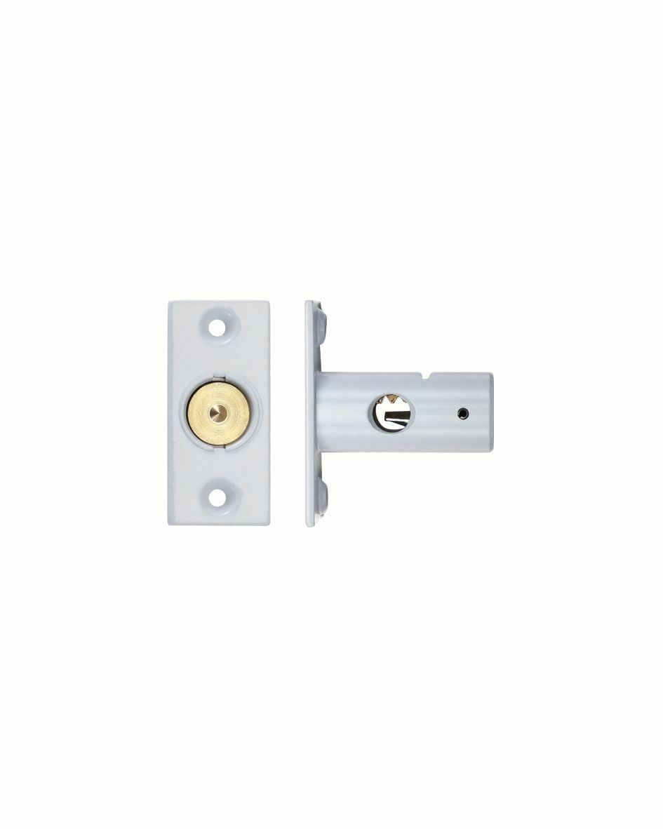 Window Rack Bolt Powder Coated White with or without Star Type Security Key 37mm