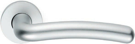 Carlisle Brass - LRS4003SAA - Eurospec 19mm Dia Curved Lever on Rose (Pair)