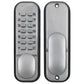 ASEC 2300 Series Digital Keypad Door Lock With Optional Holdback Satin Chrome