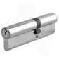 Asec(Yale Style) 6 Pin Euro Cylinder Nickel Plated 90mm 45/45 Lock UPVC Door