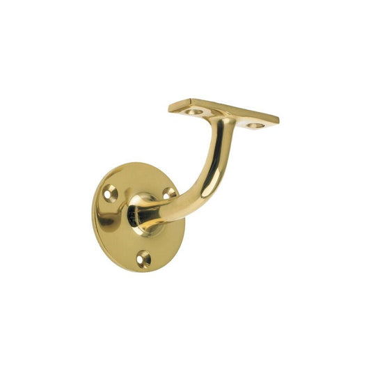 Handrail Brackets - Polished Brass