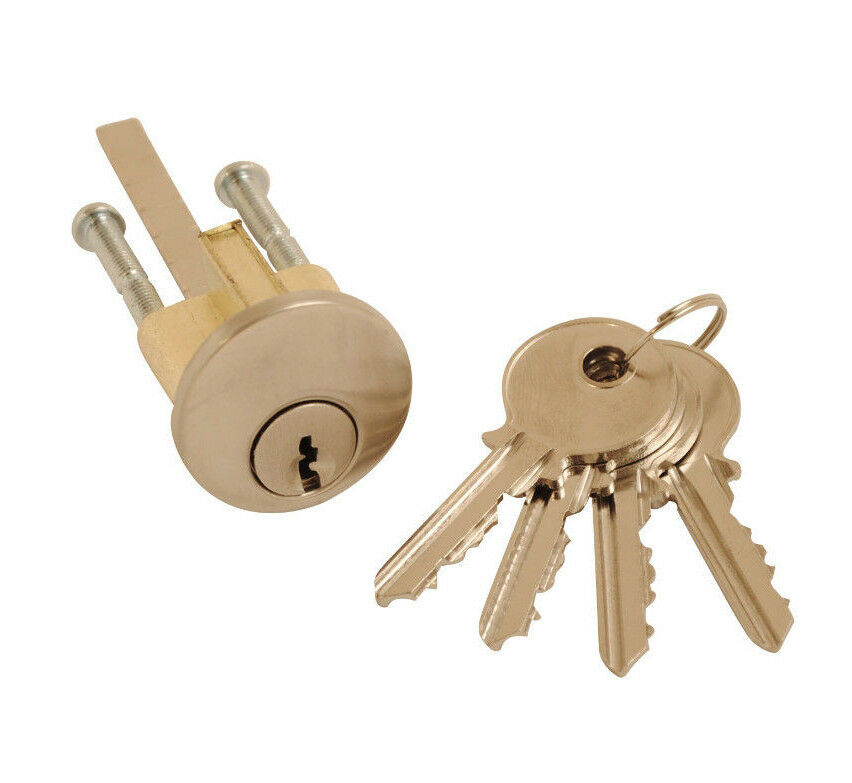 Replacement Rim Cylinder Door Lock Nightlatch Latch with Keys NEW