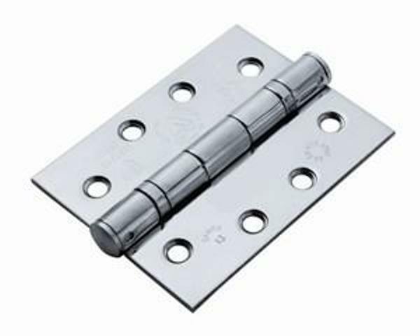 Verona Polished Chrome Handle Pack (Cylinder & Turn) - Hinges FOR 45mm FIRE DOOR
