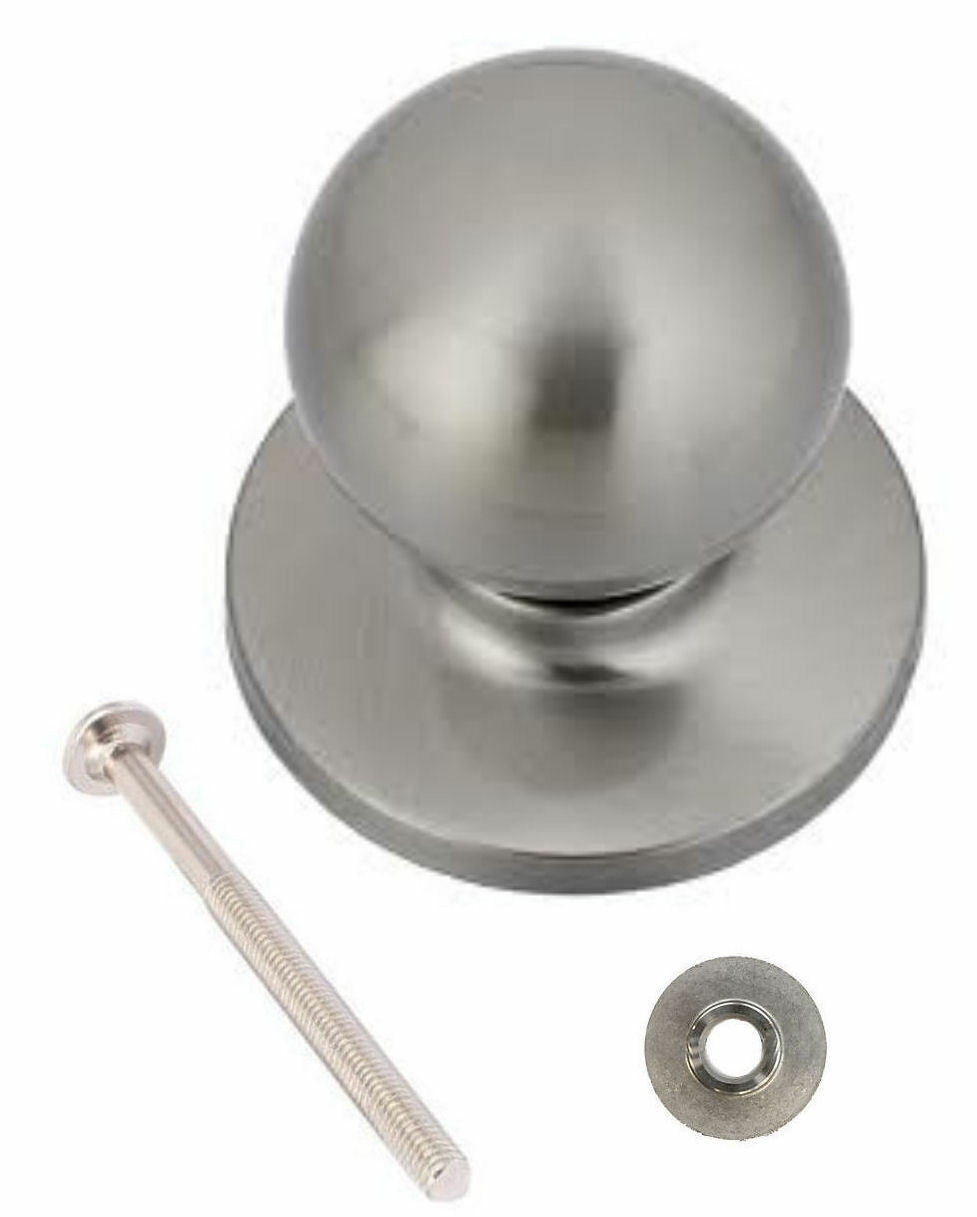 BALA Satin Steel Ball Knobset Door Knobs Sets PASSAGE, PRIVACY or ENTRANCE Set
