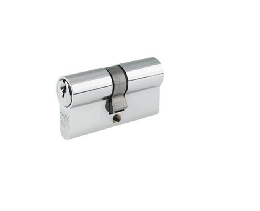 Euro Profile 5 Pin Double Cylinder, Satin Chrome Plated (60mm or 70mm)
