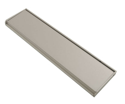 Aluminium Letter Plate Letter Box Satin, Bright or Gold 10 Inch or 12 Inch