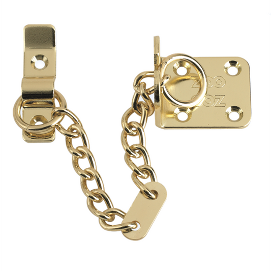 Heavy Duty Security Door Chain Bolt Restrictor Guard Catch Lock 200mm