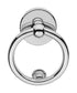 Contemporary Modern Ring Door Knocker 5" (127mm) Diameter Polished Chrome