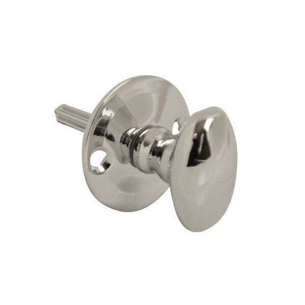Door Rack Bolts For Added Security Optional Thumb Turn or Key Chrome or Brass