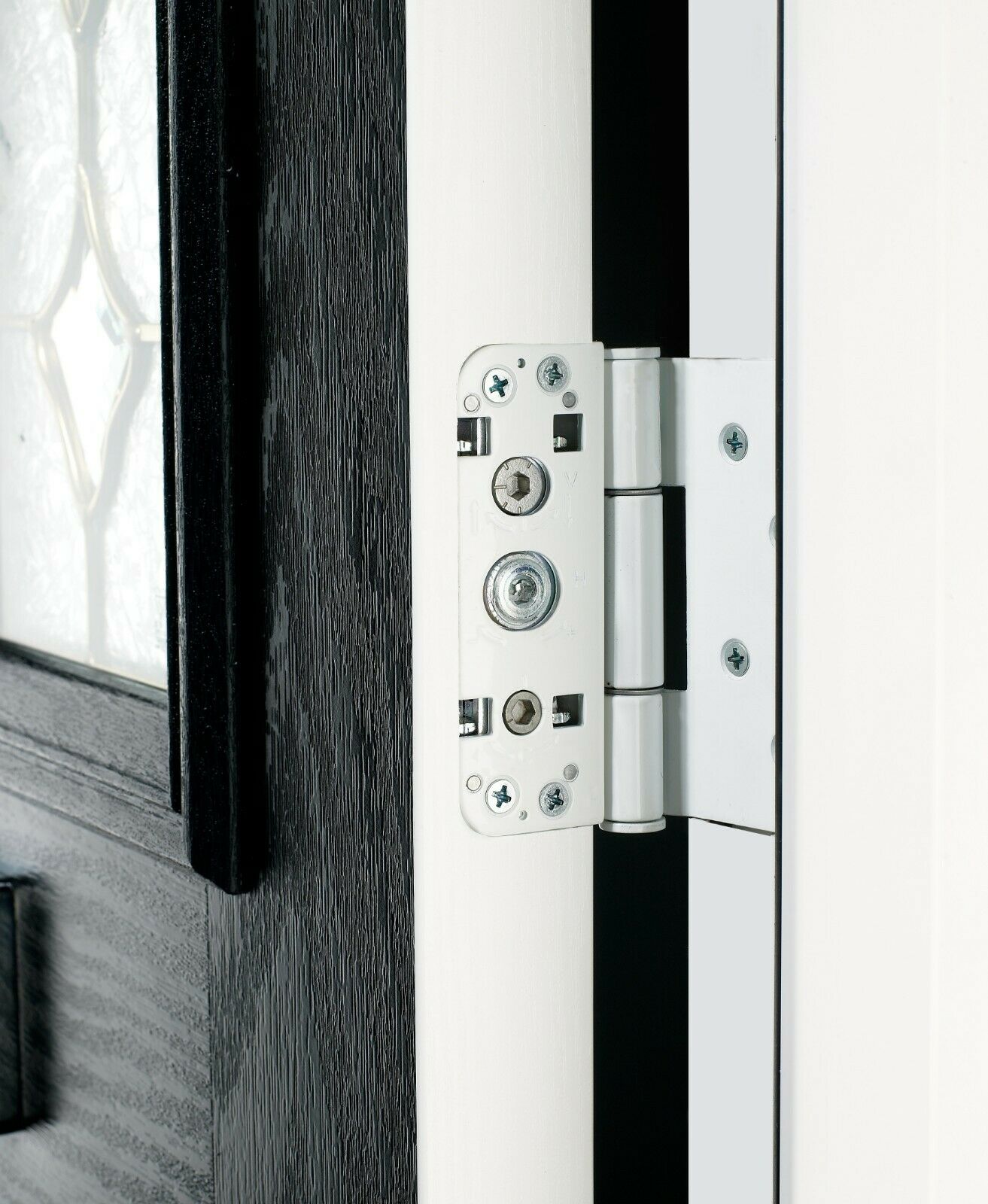 Avocet Affinity Adjustable 3D Upvc Composite Door Hinge - White