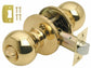 BALA Door Knobsets Polished Brass,Steel & Satin Knobs PASSAGE,PRIVACY,LOCK+DUMMY