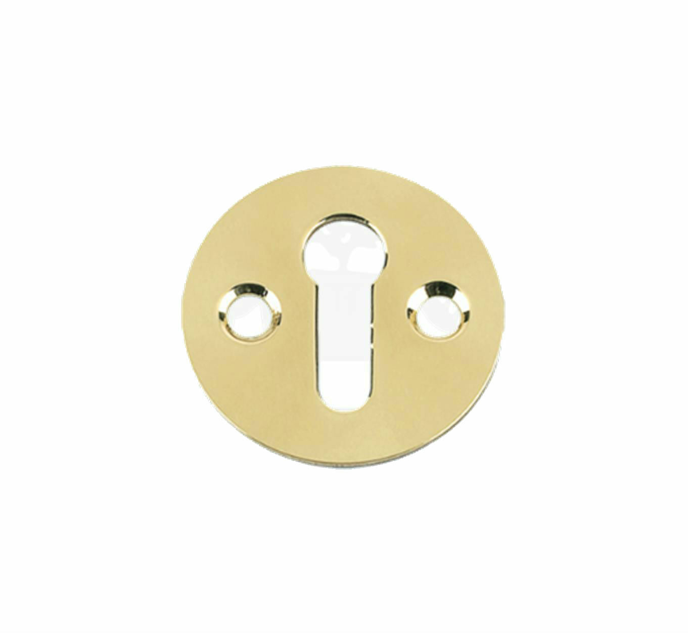 Flat Victorian Key Hole Escutcheon Lock Door Cover Standard Profile 32mm Dia