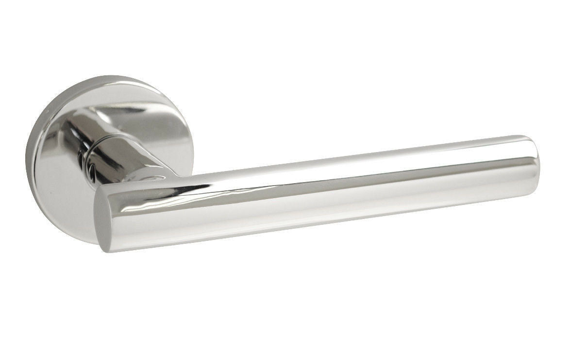 Stainless Steel Lever on Rose Door Handles Horna Style Polished or Satin