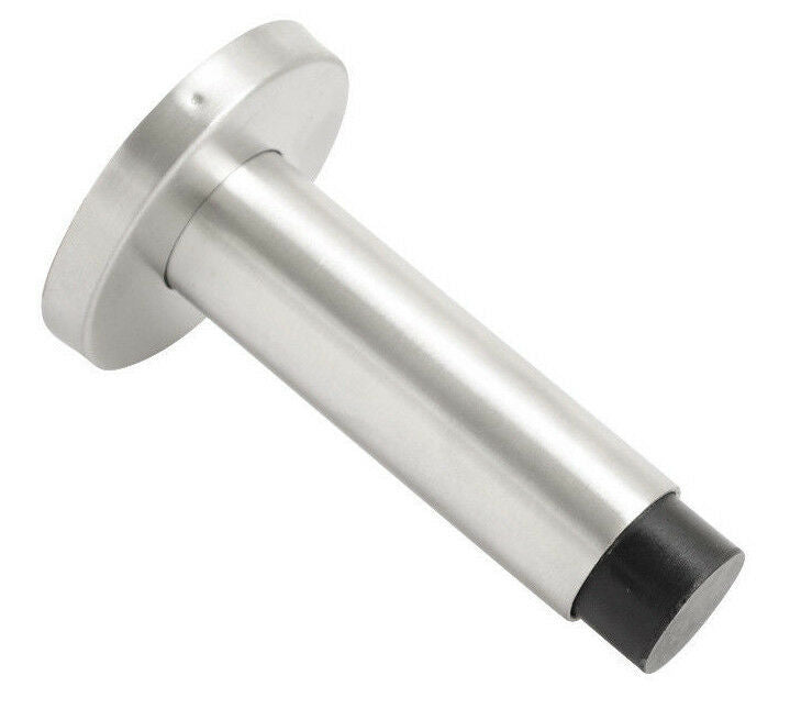 Projection Wall Mounted Door Stop Satin Stainless Steel