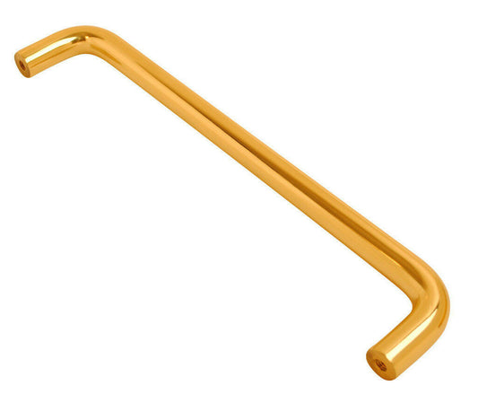 Pull Handle 19 mm thick Polished Brass 150 to 600 mm Long Rear Fix Bolt Through