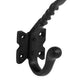 Black Antique Hat and Coat Hook Rustic Antique Style By Black Country Foundry