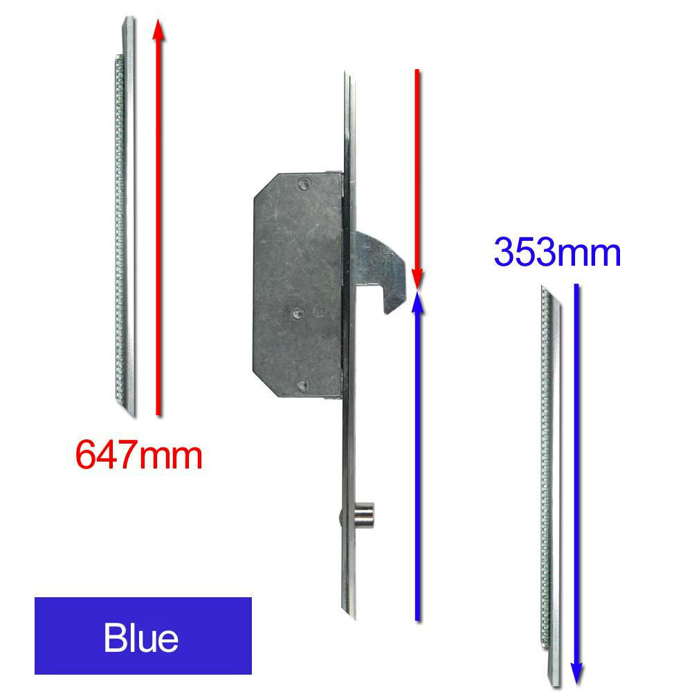 Asec Repair Lock Extension 2 Hook & 2 Roller Blue (AS10298)