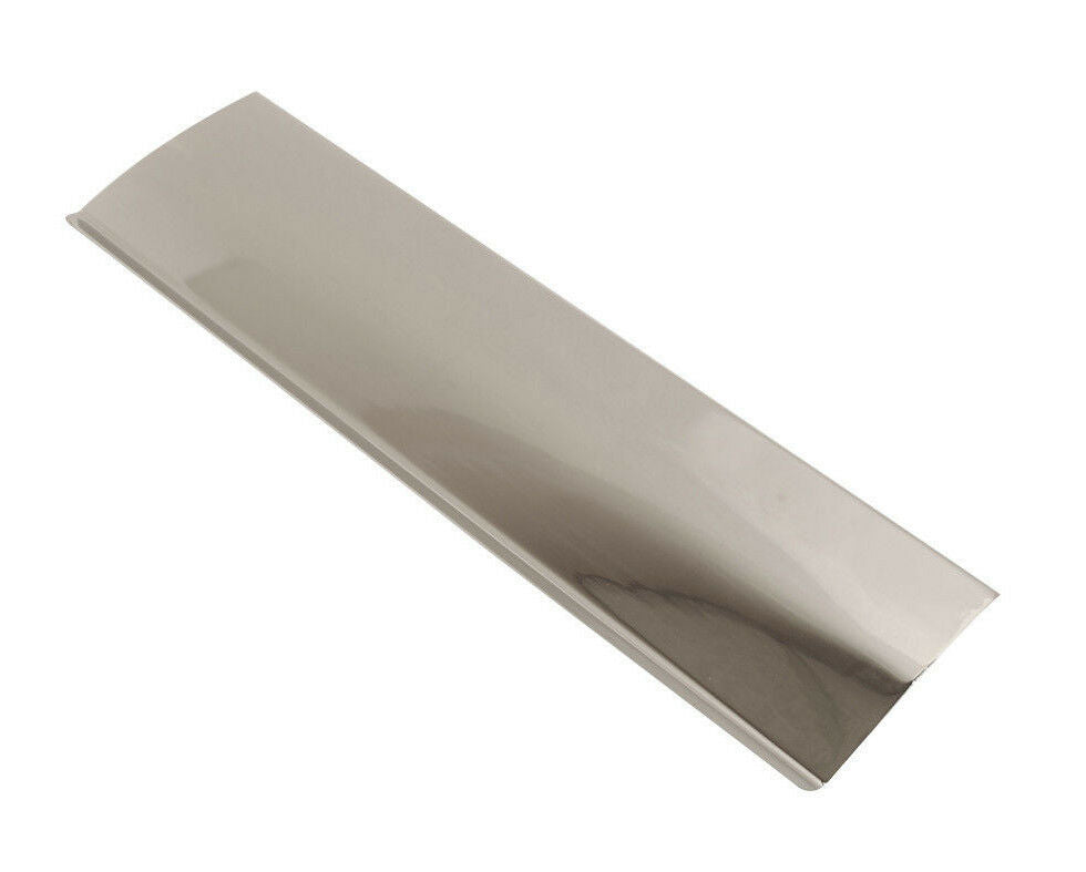 Letter Plate Tidy Inner Flap - Chrome Brass Aluminium or Stainless Steel 11-16"