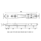 Axim 8800-15 End Load Top Pivot Arm for Aluminium Doors Shopfront