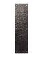 Cast Iron Black Antique 292mm x 76mm Door Finger Push Plate Heavy Duty & Fixings